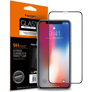 Sticlă călită SPIGEN GLAS.TR Slim HD Apple iPhone 11 Pro X XS Full Cover FC