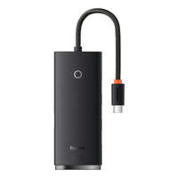 Baseus Adaptor HUB Type-C cu 4 porturi Lite Series (Type-C la USB 3.0*4) 25cm negru
