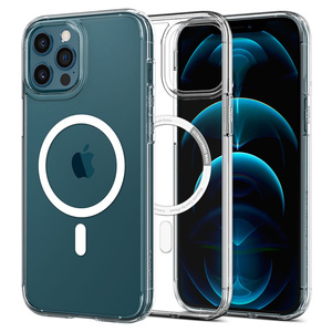 Husa SPIGEN Ultra Hybrid Mag iPhone 12/12 Pro White Transparent 12/12 Pro White Transparent Case