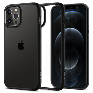 Case Ultra Hybrid Iphone SPIGEN 12 12 Pro Black Matte Black Case